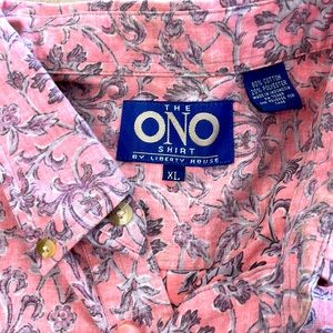 XL Aloha Shirt The Ono Shirt by Liberty House